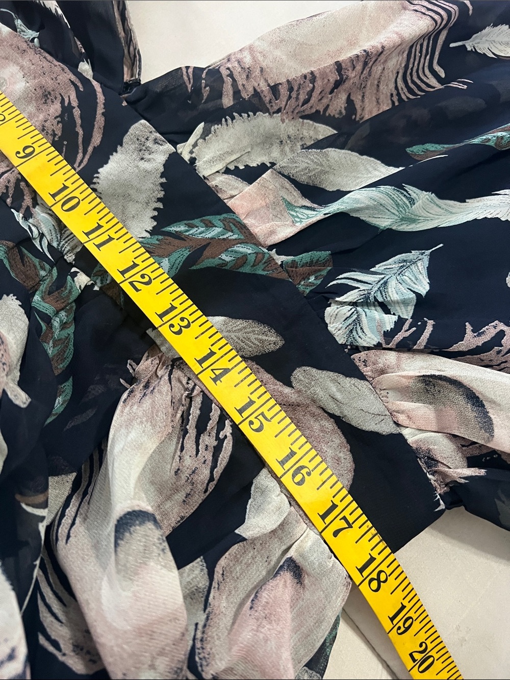 Fashion Nova Farrah Floral Maxi Dress NWT Blue Combo Boho V-Neck Size - Picture 10 of 10